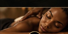 Woman enjoying a relaxing massage